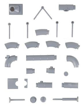 Chemical Plant Pipe Set Kit IV