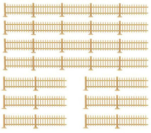 Wooden Garden Fencing Kit 1060mm I