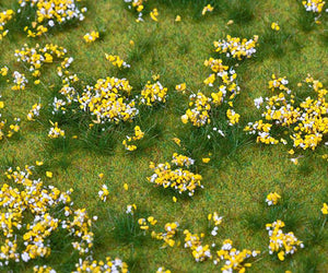 Yellow Flowering Meadow Landscape Segment 210x148x9mm