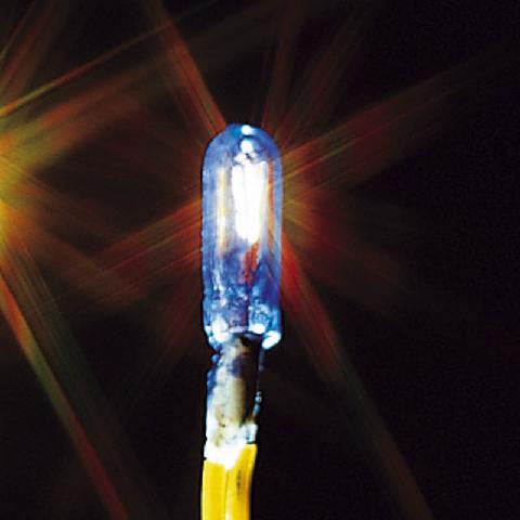 Blue Micro Cable Bulb (12-16v AC/DC 35mA)