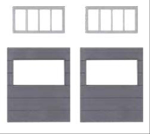 Goldbeck Wall Elements with Horizontal Windows Kit VI