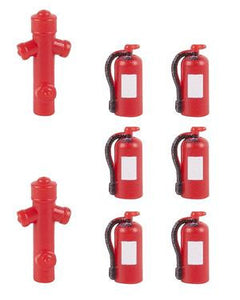 Fire Extinguishers (6) & Hydrants (2) Kit I