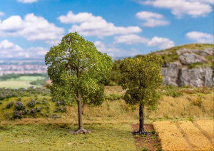 Lime 95mm & Checker 130mm Trees - Faller - 181801