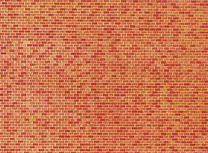 Red Brick Wall Card 250x125mm