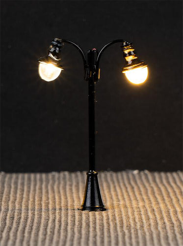 PRE ORDER - LED Double Arm Ornate Street Lamp 60mm