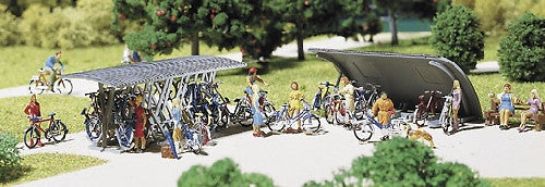 Bicycle Stands (2) with Bikes (16) Kit III