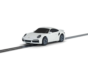 Micro Scalextric Porsche 911 Turbo Car - White - G2214