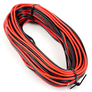 Red/Black Twinned Wire (14 x 0.15mm) 10m - Gaugemaster Electrics - 09RB