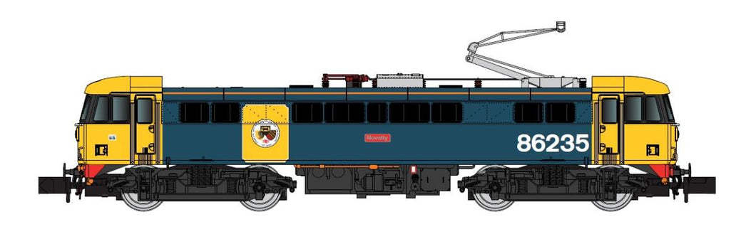 *Class 86 235 'Novelty' BR Rainhill 150 Blue/Yellow