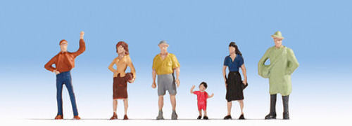 Pedestrians (6) Hobby Figure Set