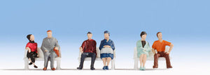 Sitting People (6) Hobby Figure Set