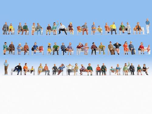 Sitting People (60) Mega Economy Figure Set