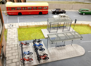 Fordhampton Bus Shelters Kit - GM Structures - 423