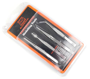 Stainless Steel Tweezers (4) - Gaugemaster Tools - 609