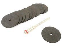 Load image into Gallery viewer, Slitting Discs (10) &amp; Mandrel - Gaugemaster Tools - 631

