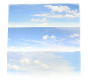 Cloudy Sky Large Photo Backscene (2744x304mm) - Gaugemaster Scenics - 705