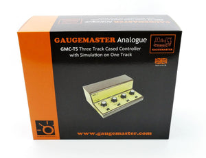 Three Track Cased Controller with Simulation on One Track - Gaugemaster Controls - C-TS