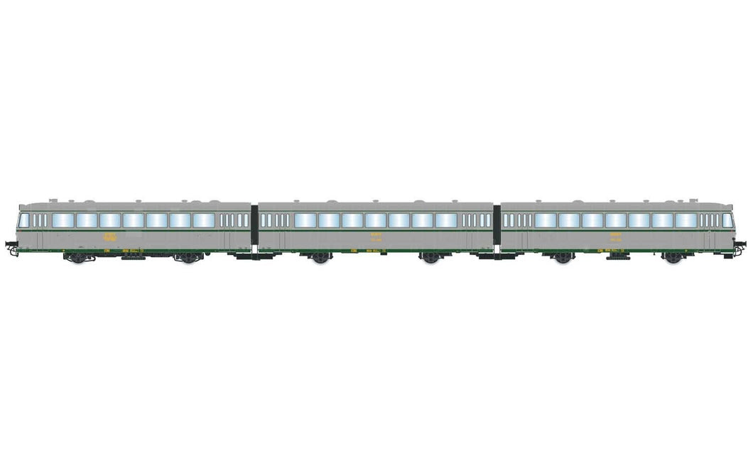 PRE ORDER - RENFE 591.300 Ferrobus 70th 3 Car DMU IV (DCC-Fitted)