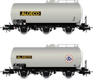 SNCF, 2-unit pack of 3-axle tank wagons, "ALGECO", period III Jouef HJ6221