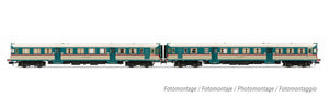FS, 2-units pack ALn 668 1900 series (2 doors) original livery, rounded windows, ep. IV - DCC Sound Arnold HN2551S