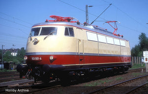 DB, electric locomotive E 03 001, single arm pantograph, silver roof, period III Arnold HN2563