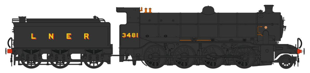 PRE ORDER - Gresley O2/1 3481 LNER Black - Heljan - 3931