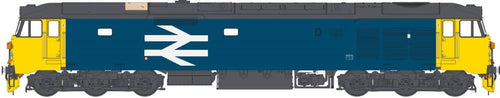 PRE ORDER - Class 50 Unnumbered BR Large Logo Blue Black Roof