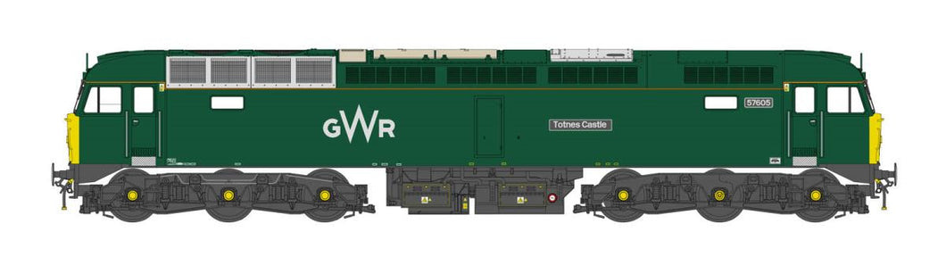 *Class 57 605 'Totnes Castle' GWR Green