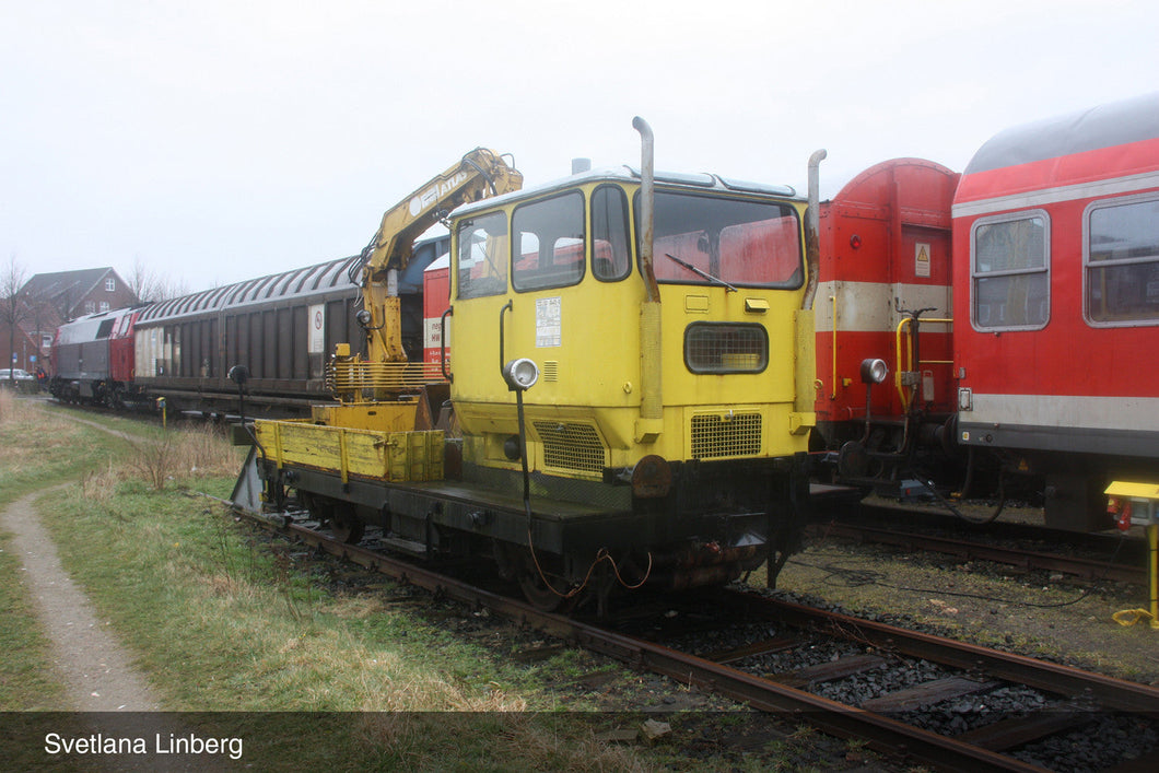DB, maintenance tractor KLV 53 yellow livery Rivarossi HR2912