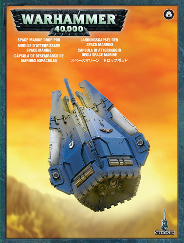 SPACE MARINES DROP POD - 40k - gw-48-27