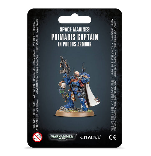 SPACE MARINES CAPTAIN IN PHOBOS ARMOUR - 40k - gw-48-68