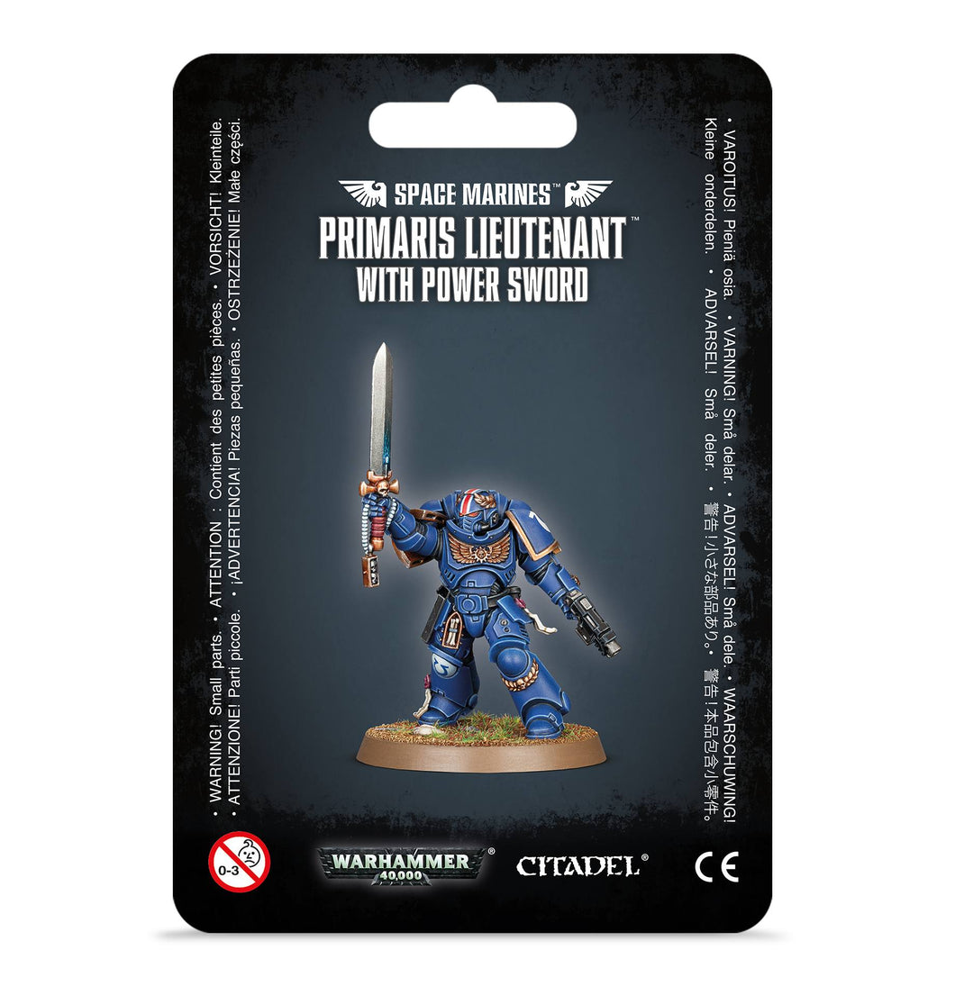 S/M PRIMARIS LIEUTENANT WITH POWER SWORD - 40k - gw-48-84