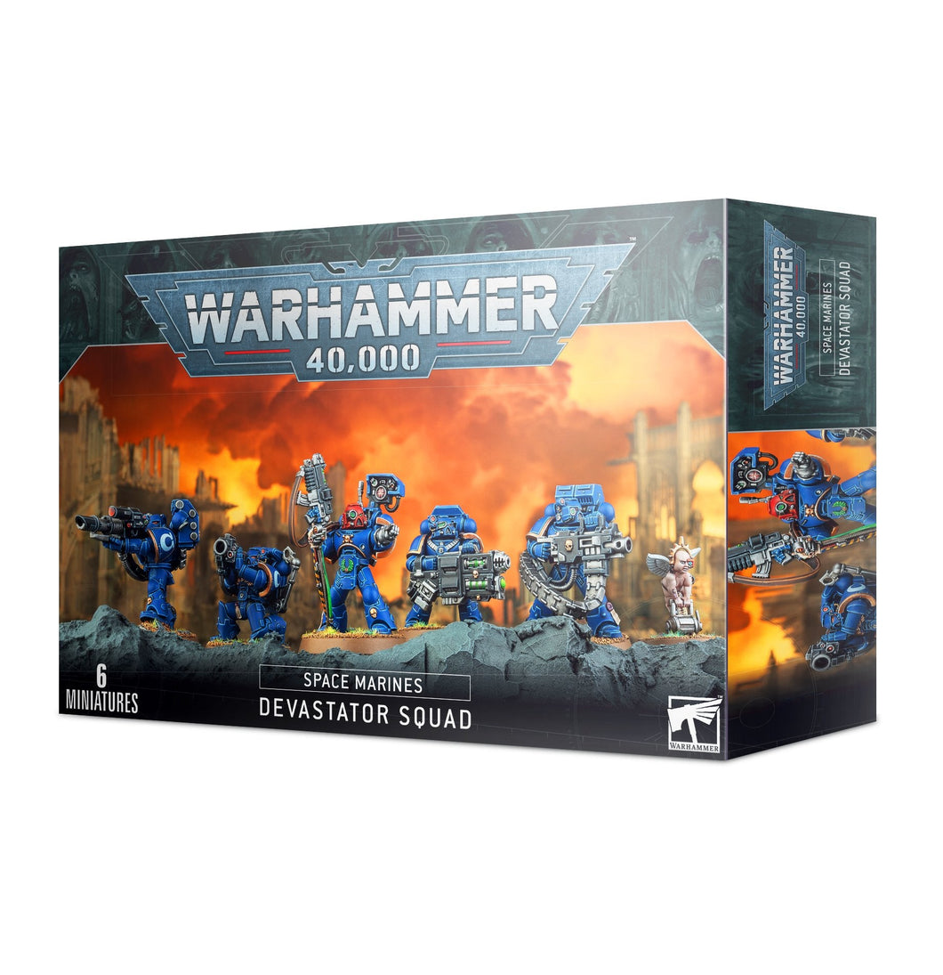 SPACE MARINES DEVASTATOR SQUAD - 40k - gw-48-15