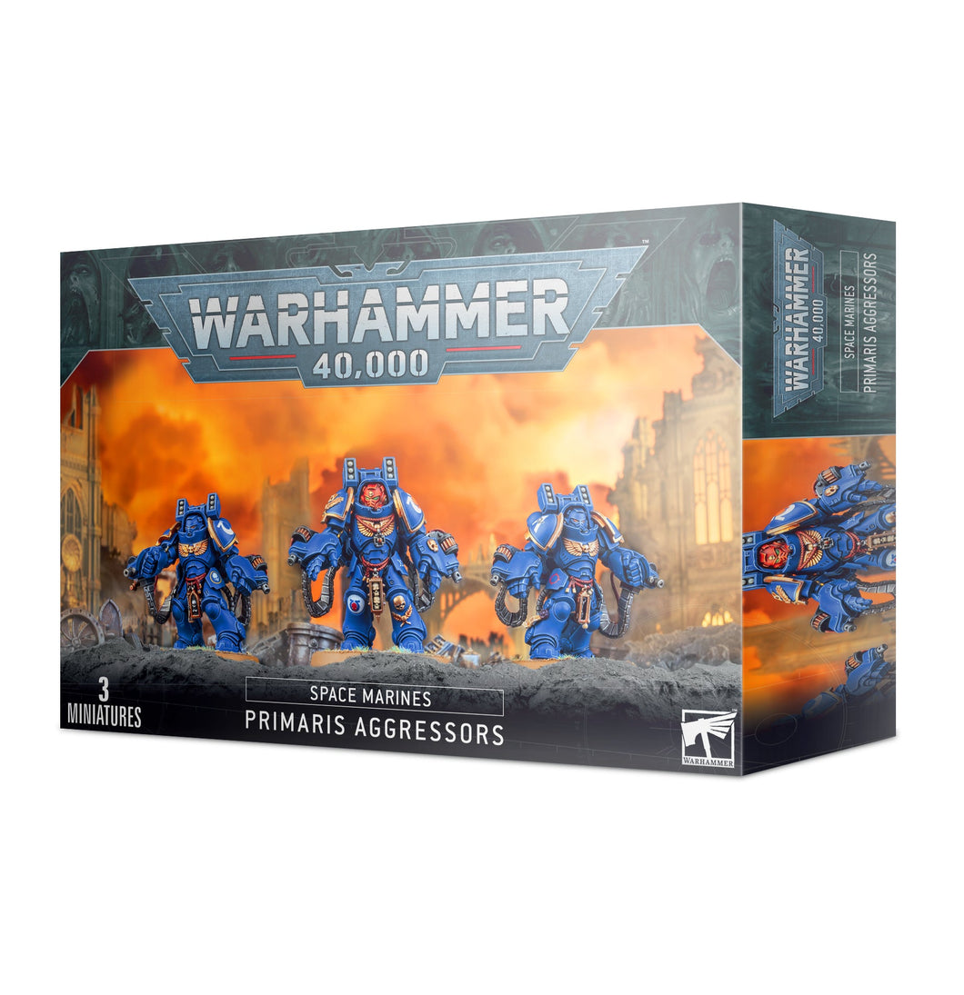 SPACE MARINES PRIMARIS AGGRESSORS - 40k - gw-48-69
