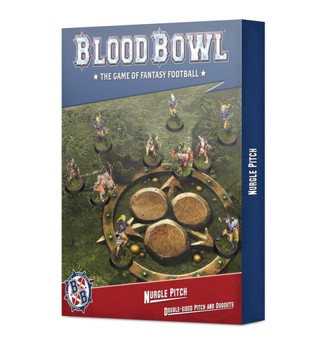 BLOOD BOWL: NURGLE TEAM PITCH & DUGOUTS - Blood Bowl - gw-200-55 LAST CHANCE TO BUY