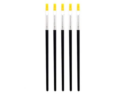 *Flat Brushes Set (5)