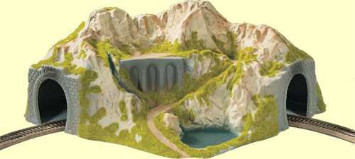 Single Track Curved Tunnel 41x37x20cm