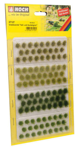 Light/Dark Green Grass Tufts 6mm (104)