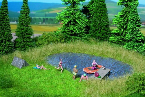 Bathing Lake Natur+ Mat 22x20cm with Grass Tufts (10)