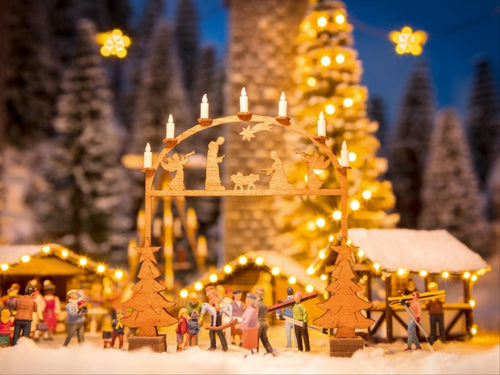 Christmas Market Entry Arch Laser Cut Minis Kit