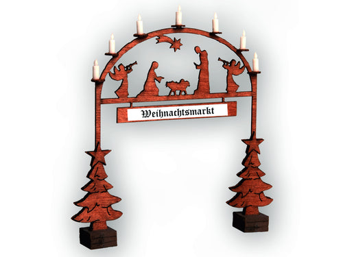 Christmas Market Entry Arch Laser Cut Minis Kit