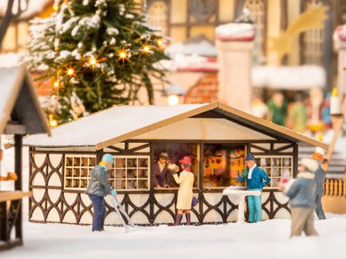 Christmas Market Stall Laser Cut Minis Kit