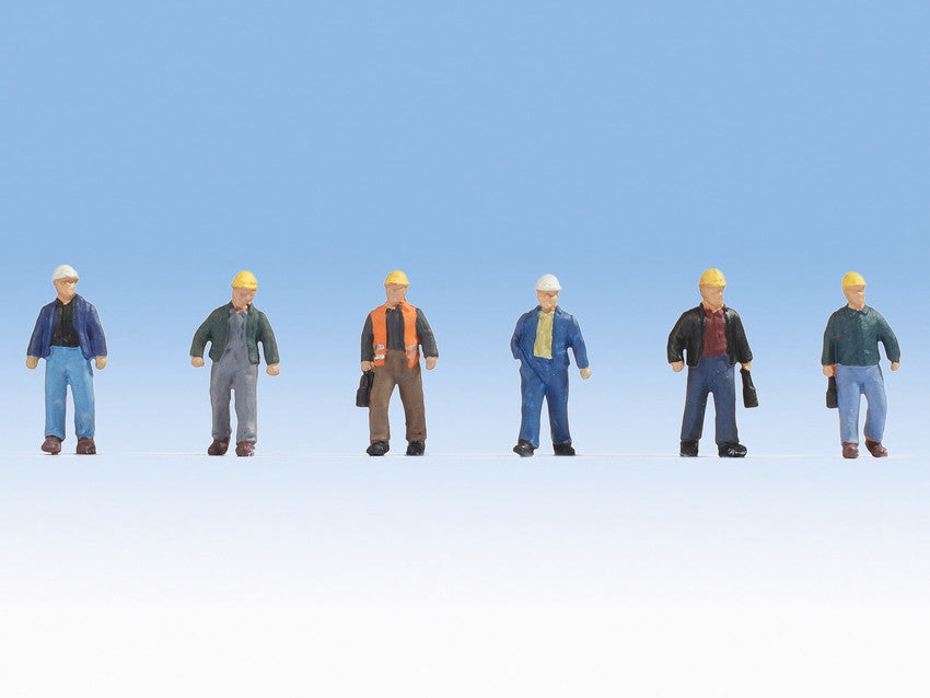 Construction Workers (6) Figure Set