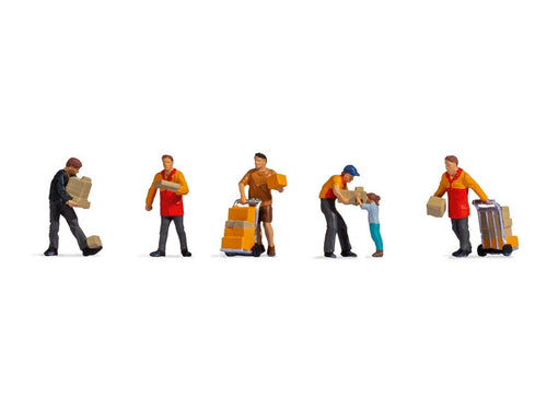 PRE ORDER - Parcel Carriers (6) Figure Set