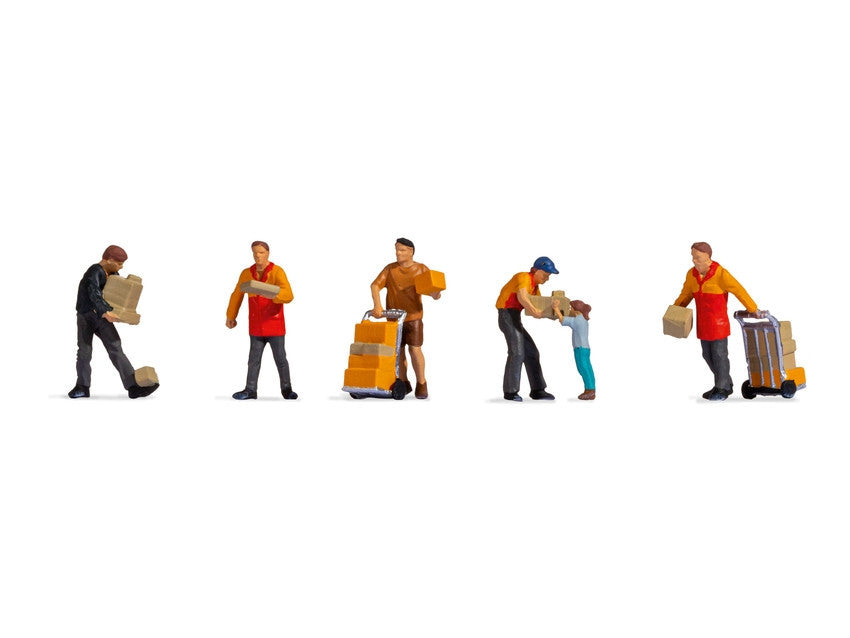 PRE ORDER - Parcel Carriers (6) Figure Set