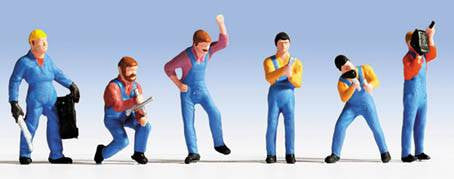 Car Mechanics (6) Figure Set