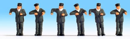 Steam Locomotive Drivers (6) Figure Set