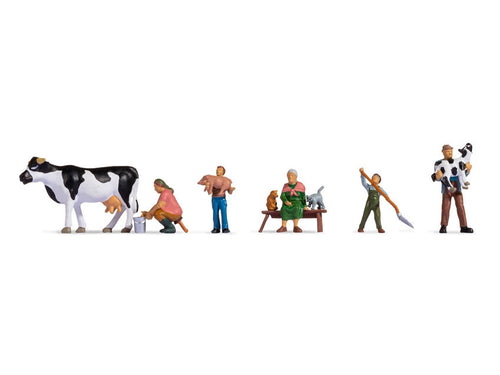 PRE ORDER - Cattle Farm Family (5) Figure Set