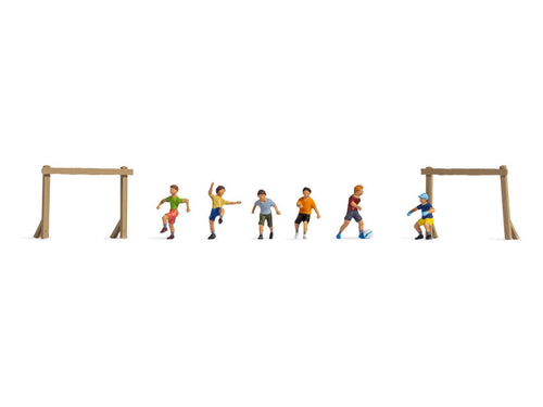 PRE ORDER - Children Playing Football (6) Figure Set