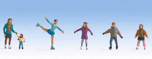 Ice Skaters (6) Figure Set